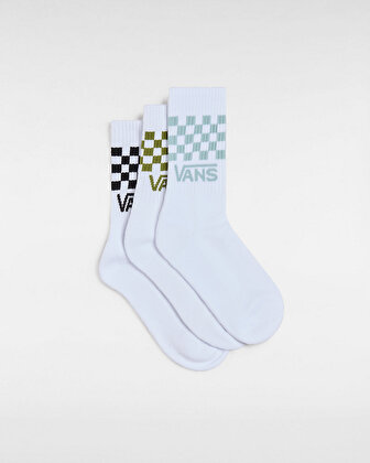 CLASSIC CHECK CREW ÇORAP (3 ÇİFT) Gray Mist