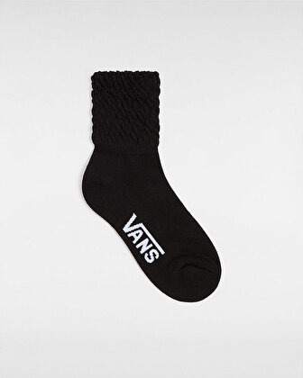 VANS SCRUNCH CREW ÇORAP (1 ÇİFT) Black
