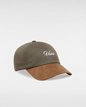 SCRIPT CURVED BILL JOCKEY ŞAPKA Loden Green