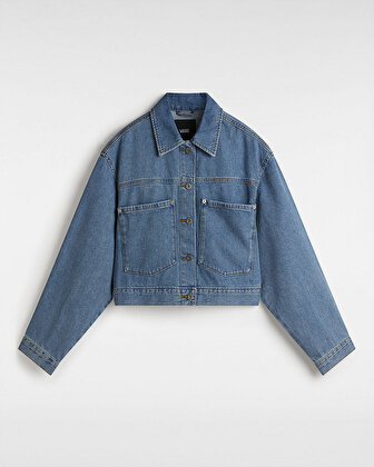 RAYNES DENIM CROP MONT Stone Wash