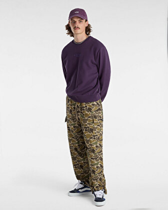 ESSENTIAL RELAXED CREW SWEATSHIRT Gothic Grape