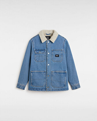 ERKEK ÇOCUK DRILL CHORE DENIM SHERPA CEKET Stonewash/Blue
