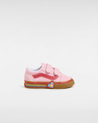 KÜÇÜK ÇOCUK OLD SKOOL HEART CIRTCIRTLI AYAKKABI (1-4 YAŞ) Pink/Multi