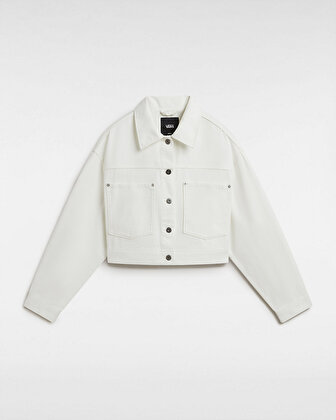 RAYNES CROP TRUCKER MONT Marshmallow