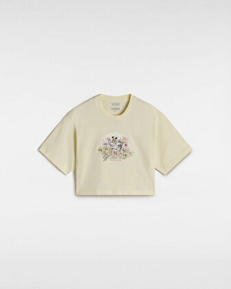 BIRDSONG RELAXED CROP SS TİŞÖRT Lemon Icing