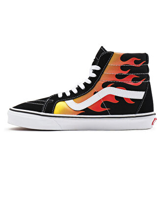 FLAME SK8-HI  REISSUE AYAKKABI (Flame) Black/Black/True White