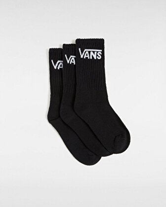 CLASSIC CREW KADIN ÇORAP (6.5-10, 3 ÇİFT) Black