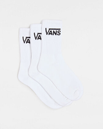 CLASSIC CREW KADIN ÇORAP (6.5-10, 3 ÇİFT) White