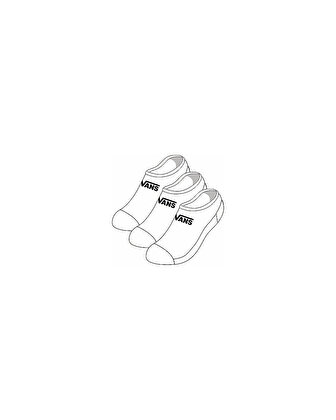 CLASSIC KICK ÇORAP (12-24, 3 ÇİFT) White