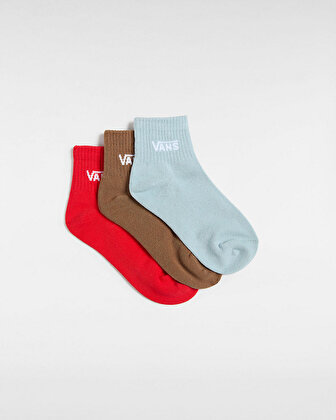 ÇOCUK CLASSIC HALF CREW ÇORAP (3 ÇİFT) Racing Red