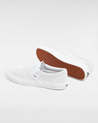 UA CLASSIC SLIP-ON AYAKKABI (Perf Leather) White