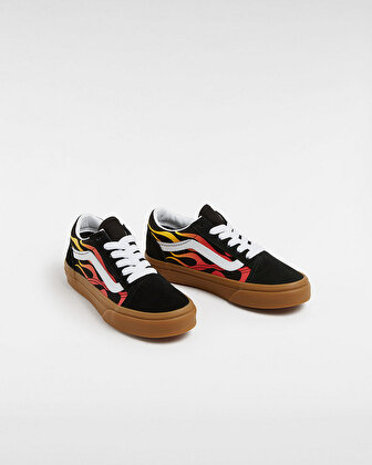 ÇOCUK OLD SKOOL AYAKKABI (4-8 YAŞ) Black/Gum