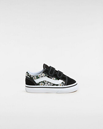 KÜÇÜK ÇOCUK OLD SKOOL CIRTCIRTLI AYAKKABI (1-4 YAŞ) Black/White
