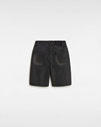 SİRELLE CUT-OFF ŞORT Washed Black