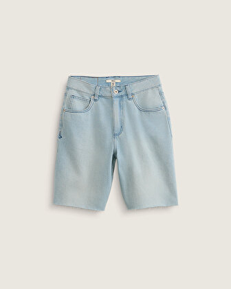 SİRELLE CUT-OFF ŞORT Light Stonewash