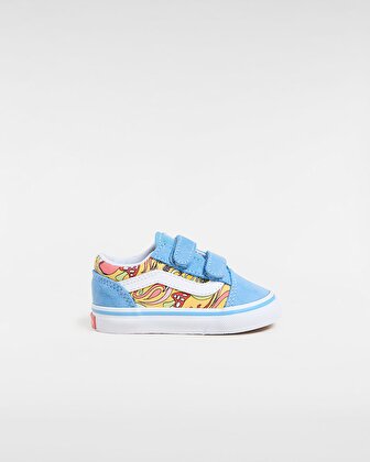 KÜÇÜK ÇOCUK OLD SKOOL CIRTCIRTLI AYAKKABI (1-4 YAŞ) True White/Multi
