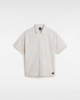 KESSLER CHECKERBOARD SS GÖMLEK White/Marshmallow