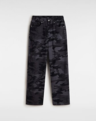 SIRELLE PRINTED PUDDLE PANTOLON Black/Parisian Night