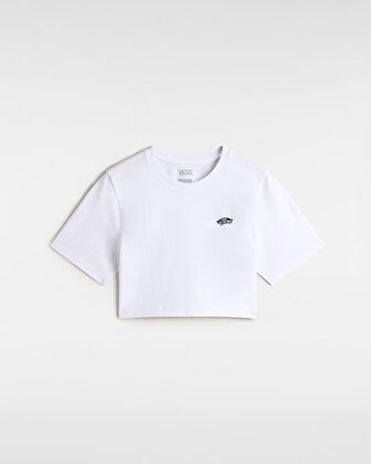 W STYLE 76 II CREW CROP SS TİŞORT White