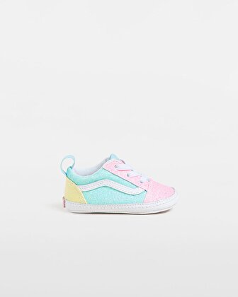 BEBEK OLD SKOOL CRIB AYAKKABI (0-1 YAŞ) Pastel Multi
