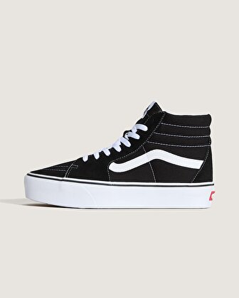 SÜET SK8-HI PLATFORM 2.0 AYAKKABI Black/True White
