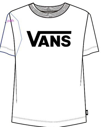 FLYING V CREW TİŞÖRT White