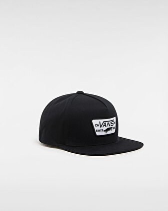 ERKEK FULL PATCH SNAPBACK ŞAPKA True Black