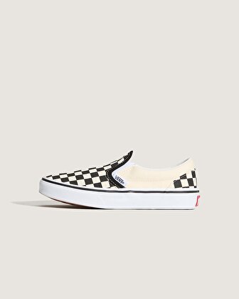 ÇOCUK CHECKERBOARD CLASSIC SLIP-ON AYAKKABI (4-8 YAŞ) (Checkerboard) Black/White