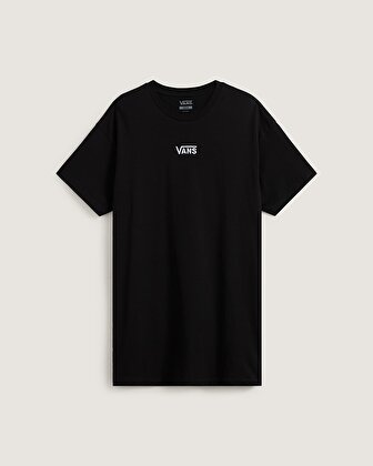 CENTER VEE TİŞÖRT ELBİSE Black