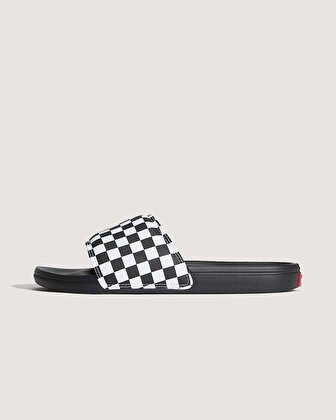 CHECKERBOARD MENS LA COSTA SLIDE-ON TERLİK (Checkerboard) True White/Black