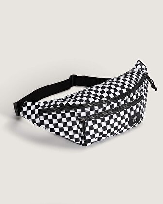 ERKEK WARD ÇAPRAZ ASILAN ÇANTA Black/White Checkerboard
