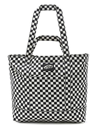 TELL ALL ZIP TOTE ÇANTA Checkerboard