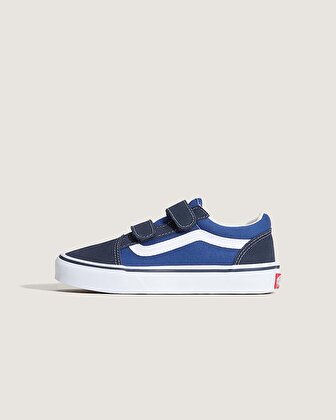ÇOCUK OLD SKOOL VELCRO AYAKKABI (4-8 YAŞ) Navy/True White