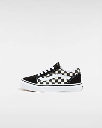 ÇOCUK PRIMARY CHECK OLD SKOOL AYAKKABI (4-8 YAŞ) (Primary Check) Black/White