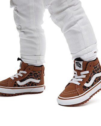 BEBEK SK8-HI ZIP MTE-1 AYAKKABI Brown/True White