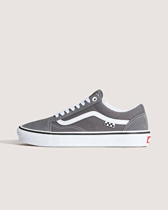 SKATE OLD SKOOL AYAKKABI Pewter/White