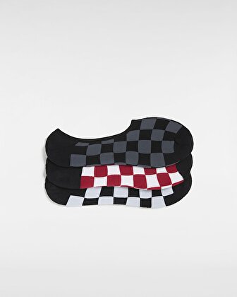 CLASSIC GÖRÜNMEYEN ÇORAP (3 ÇİFT) White/Black