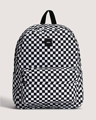 OLD SKOOL CHECK SIRT ÇANTASI Black/White