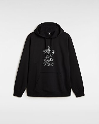 CRAZY EDDY 66 LOOSE PULLOVER KAPÜŞONLU ÜST Black