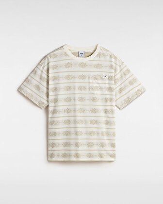 LX SHOREBREAK KISA KOLLU ÖRME TİŞÖRT Marshmallow