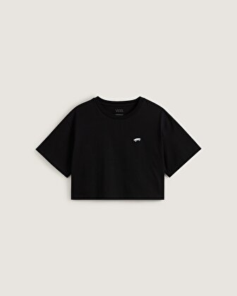SALTON RELAX CROP SS TİŞÖRT Black