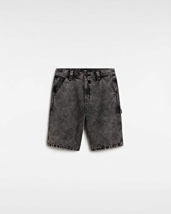 DRILL CHORE LOOSE DENIM ŞORT Stonewash Black