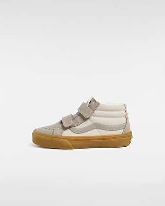 ÇOCUK SK8-MID REISSUE CIRTCIRTLI AYAKKABI (4-8 YAŞ) Gray/Gum