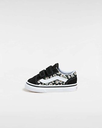 KÜÇÜK ÇOCUK OLD SKOOL CIRTCIRTLI AYAKKABI (1-4 YAŞ) Black/White