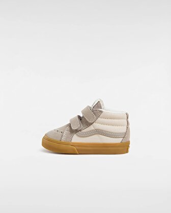 KÜÇÜK ÇOCUK SK8-MID REISSUE CIRTCIRTLI AYAKKABI (1-4 YAŞ) Gray/Gum