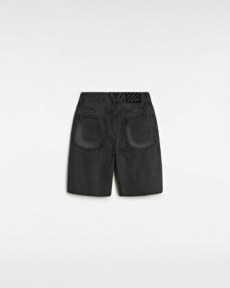 SİRELLE CUT-OFF ŞORT Washed Black