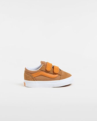 KÜÇÜK ÇOCUK OLD SKOOL CIRTCIRTLI AYAKKABI (1-4 YAŞ) Brown/Orange
