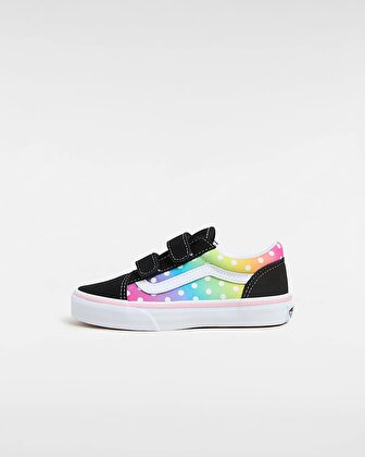 ÇOCUK OLD SKOOL CIRTCIRTLI AYAKKABI (4-8 YAŞ) Black/Multi