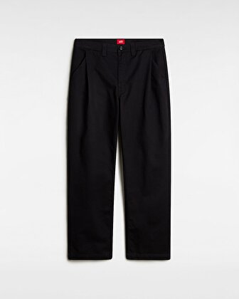 SKATE LOOSE PLEATED PANTOLON Black