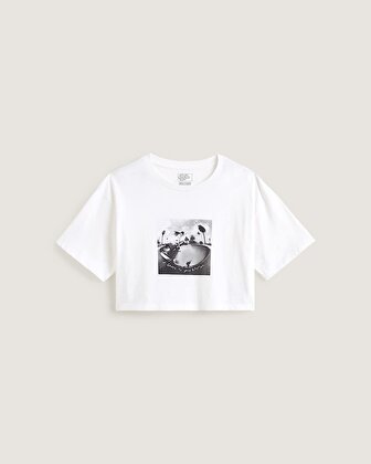 RHYTHM RELAXED CROP TİŞÖRT White